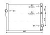 Радиатор охлаждения двигателя ava cooling systems BWA2471