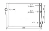 Радиатор охлаждения двигателя AVA cooling systems BWA2471