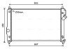 Радіатор охолодження двигуна ava cooling systems CT2064