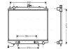 Радіатор охолодження двигуна ava cooling systems DN 2189