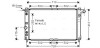 Радиатор охлаждения двигателя ava cooling systems DW2010