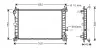 Радиатор охлаждения двигателя AVA cooling systems FD2265