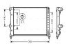 Радіатор охолодження двигуна ava cooling systems FTA2250