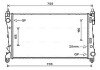 Радіатор охолодження двигуна ava cooling systems FTA 2449