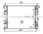 Радіатор охолодження двигуна AVA Cooling Systems HY2372 (фото 2)
