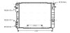 Радіатор охолодження двигуна ava cooling systems OL2249