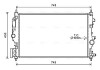 Радіатор охолодження двигуна ava cooling systems OL2683