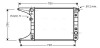 Радіатор охолодження двигуна ava cooling systems OLA2201
