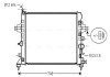 Радіатор охолодження двигуна ava cooling systems OLA2363