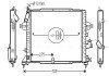 Радіатор охолодження двигуна ava cooling systems OLA2364