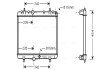 Радіатор охолодження двигуна ava cooling systems PEA 2249