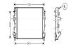 Радиатор охлаждения двигателя ava cooling systems RTA 2325