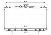 Радиатор охлаждения двигателя ava cooling systems TO2675