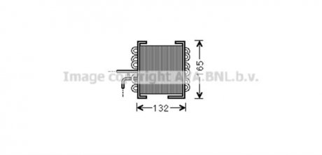 Радіатор охолодження двигуна ava cooling systems VNA2045