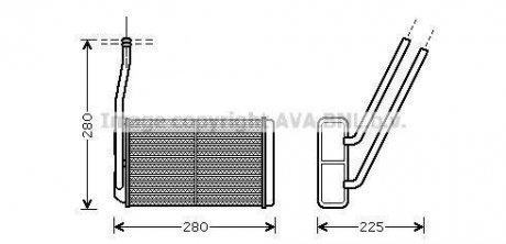 Радiатор опалення ava cooling systems AU 6177