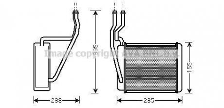 Радiатор опалення ava cooling systems FD 6329