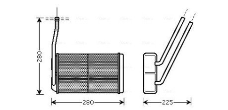 Радiатор опалення ava cooling systems AU 6177