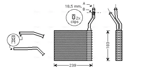 Радiатор опалення AVA Cooling Systems FDA6364