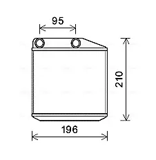 Радiатор опалення AVA cooling systems FTA 6313