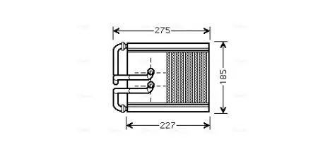 Радiатор опалення AVA Cooling Systems HY6168