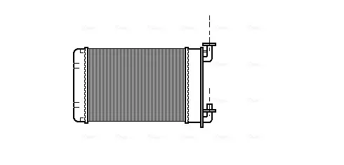Радиатор отопителя BMW E30/Z1 88- 316->325 (Ava) AVA Cooling Systems BW6022 (фото 1)