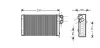 Радиатор отопителя P405/P406 ALL MT/AT 87-99 (Ava) AVA Cooling Systems PE6100 (фото 1)