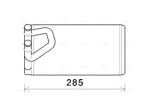 Теплообмінник, Система опалення салону AVA Cooling Systems DN6373