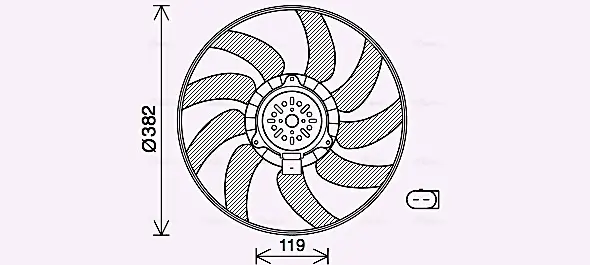 Вентилятор AVA Cooling Systems AI7519 (фото 1)