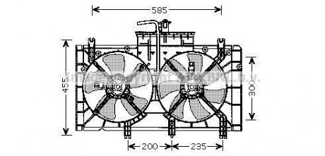 Вентилятор ava cooling systems MZ7537