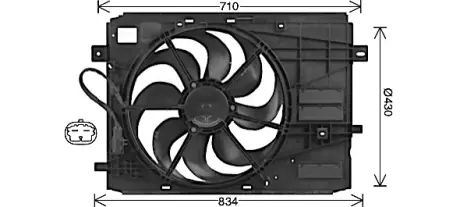 Вентилятор AVA cooling systems PE7561