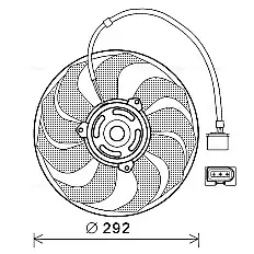 Вентилятор AVA cooling systems VN7533
