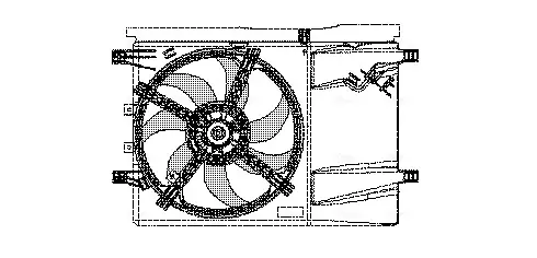 Вентилятор (комплект) AVA cooling systems FT7532