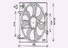 Вентилятор охолодження радіатора ava cooling systems DN7536