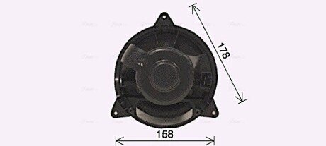 Моторчик (вентилятор) печки ava cooling systems FD8653 на Форд Фокус 1