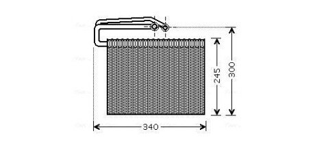 Випарник кондицiонера ava cooling systems OLV399 на Опель Вектра с