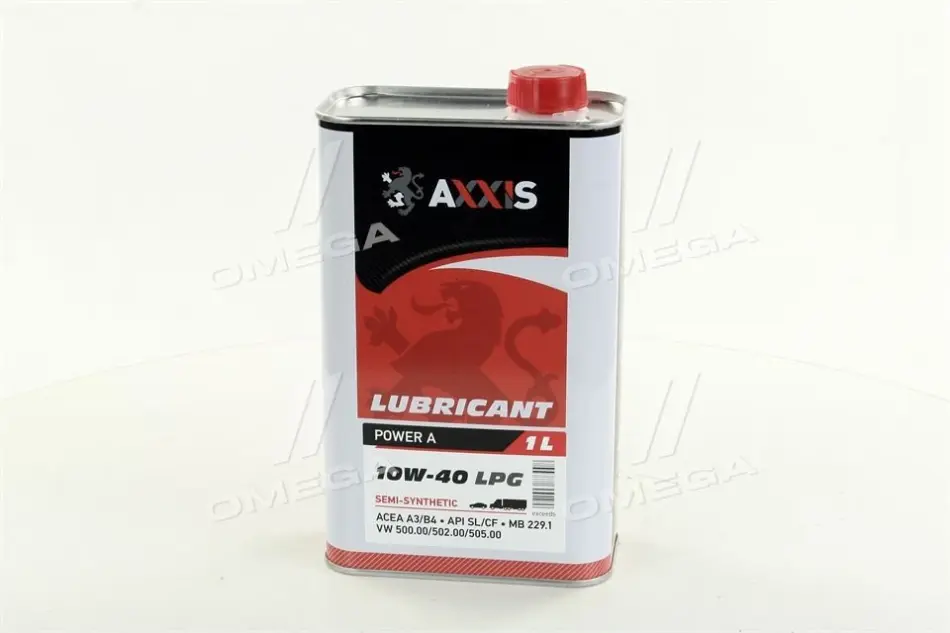 Масло моторн. 10W-40 LPG Power A (Каністра 1л) AXXIS AX2028 (фото 1)