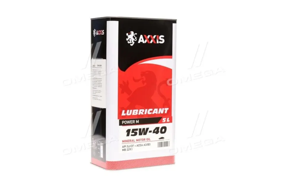 Масло моторн. 15W-40 Power M (Каністра 5л) AXXIS Ax571