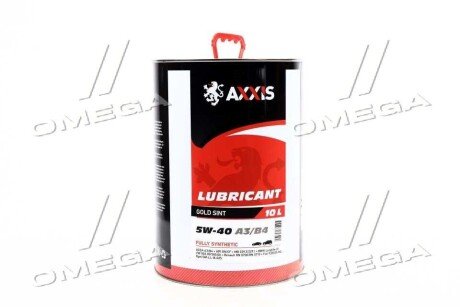 Масло моторн. 5W-40 A3/B4 Gold Sint (Канiстра 10л) axxis Ax1002