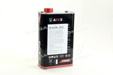 Масло моторн. 5W-40 A3/B4 Gold Sint (Каністра 1л) axxis AX2024