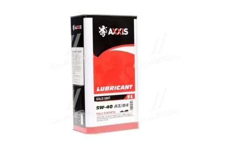 Масло моторн. 5W-40 A3/B4 Gold Sint (Каністра 5л) AXXIS AX2175