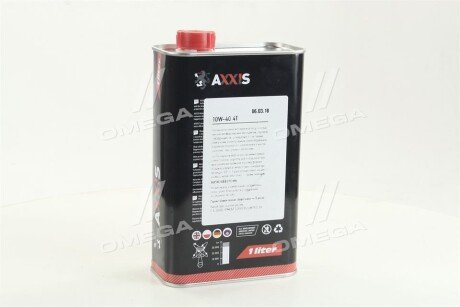 Масло моторн. MOTO 4T 10W-40 (Каністра 1л) axxis AX2054