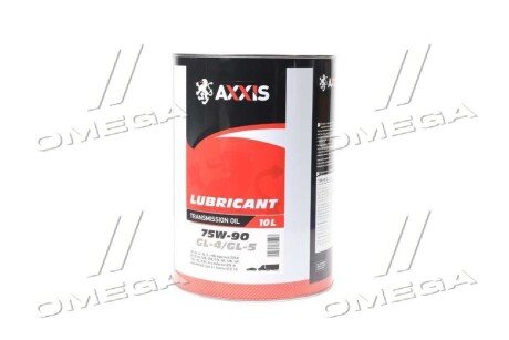 Масло трансмисс. 75W-90 GL-4 / GL-5 (Канiстра 10л) axxis Ax1009