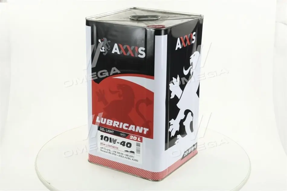 Олива моторн. 10W-40 DZL Light (Каністра 18л) AXXIS AX2040