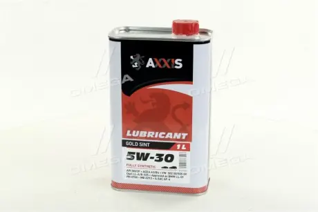 Олива моторн. 5W-30 Gold Sint (Каністра 1л) AXXIS AX2022