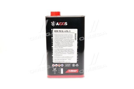 Олива трансміс. 80W-90 GL-4/GL-5 (Каністра 1л) axxis AX2057