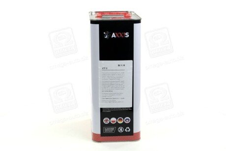 Олива трансмiс.(червоне) ATF 2 (Канiстра 4л) axxis AX2066