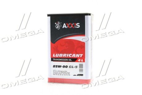 Олива трансмiсс. 85w-90 (Канiстра 4л) axxis AX2072