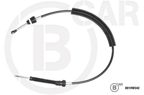Трос КПП b CAR 001VW342
