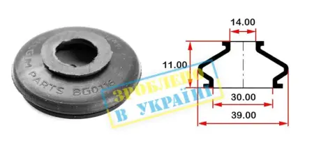 Подушка (опора) двигателя BELGUM BG0116
