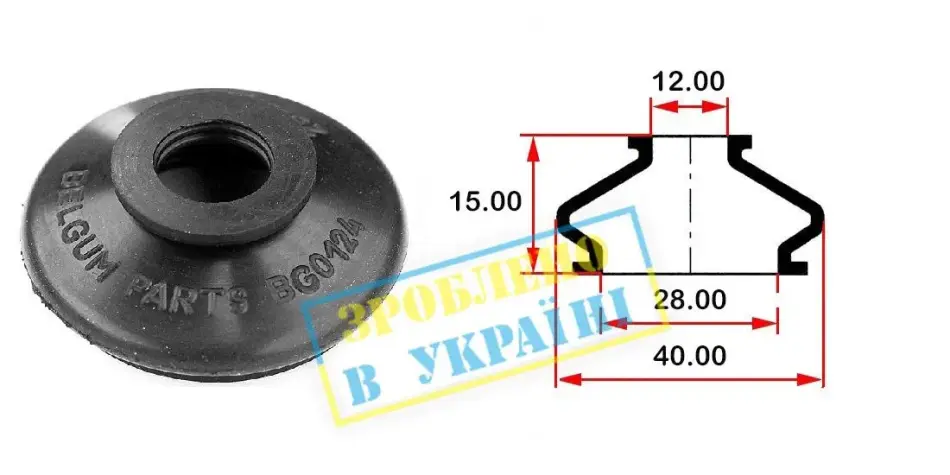 Подушка (опора) двигателя BELGUM BG0124
